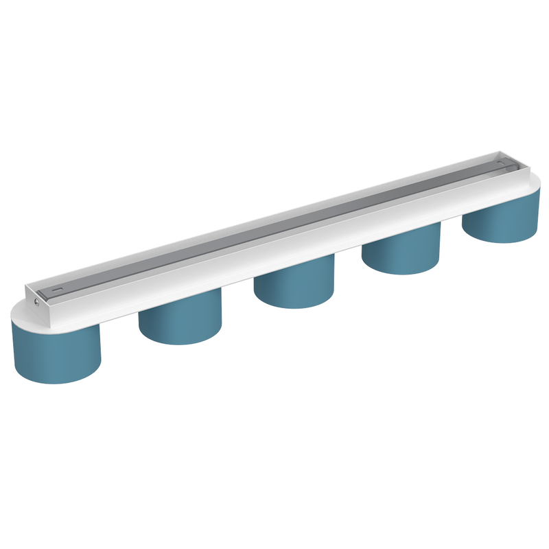 Milagro Dixie 5L ceiling lamp GX53 H 8cm