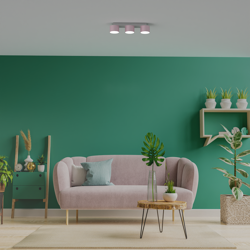 Milagro Dixie 3L ceiling lamp GX53 H 8cm