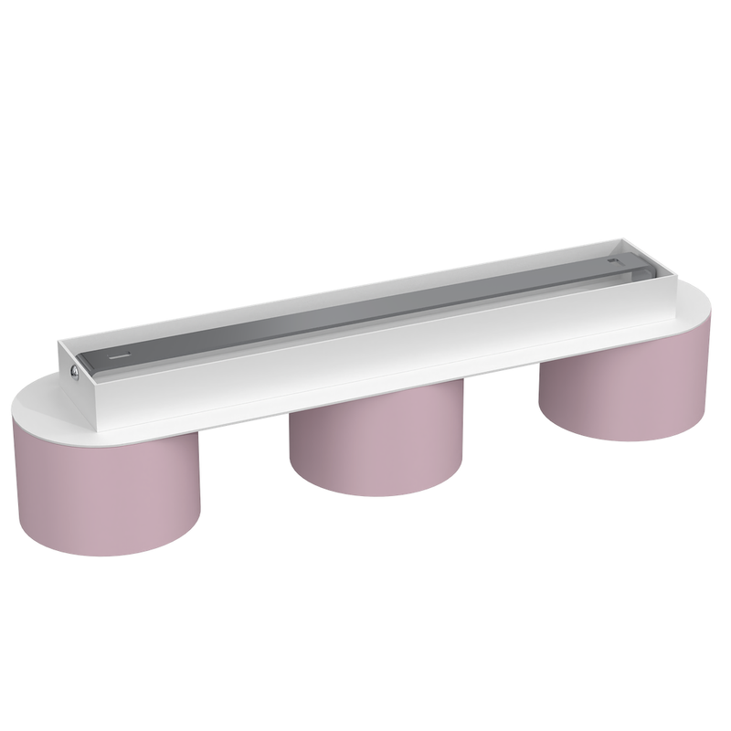 Milagro Dixie 3L ceiling lamp GX53 H 8cm