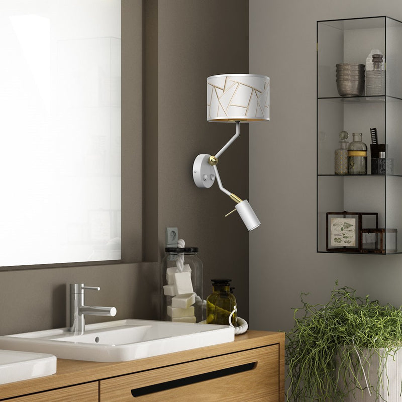 Milagro Ziggy 2L wall sconce lamp E27 / GU10 H 38cm