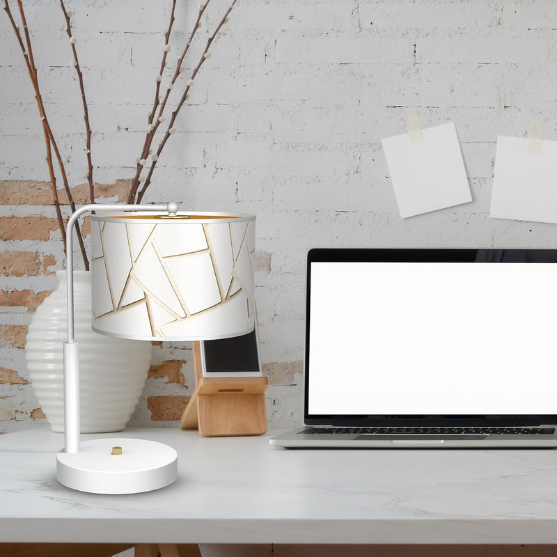 Milagro Ziggy 1L table lamp E27 H 37cm