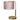 Milagro Ziggy 1L table lamp E27 H 37cm