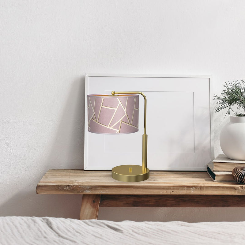 Milagro Ziggy 1L table lamp E27 H 37cm