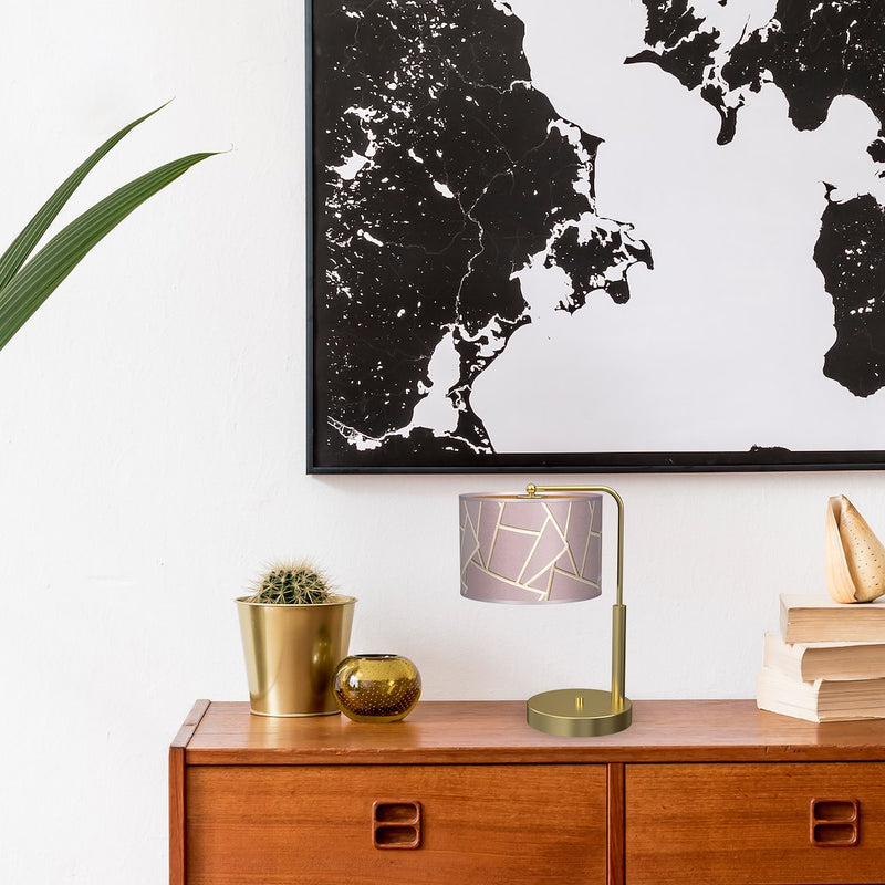 Milagro Ziggy 1L table lamp E27 H 37cm