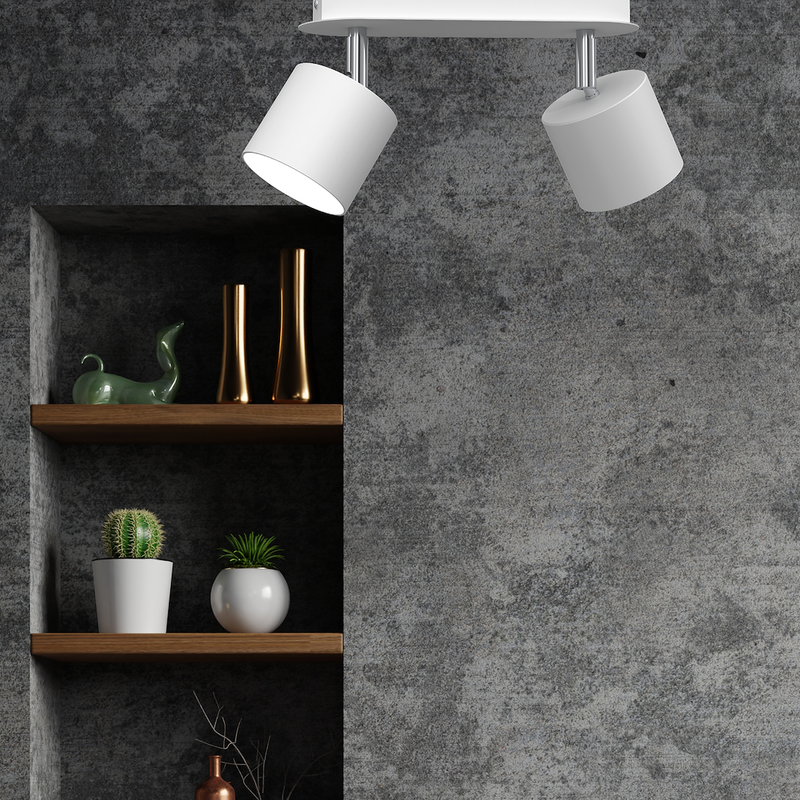 Milagro Dixie 2L ceiling lamp GX53 H 14cm