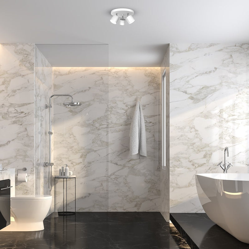 Milagro Dixie 3L ceiling lamp GX53 H 14cm