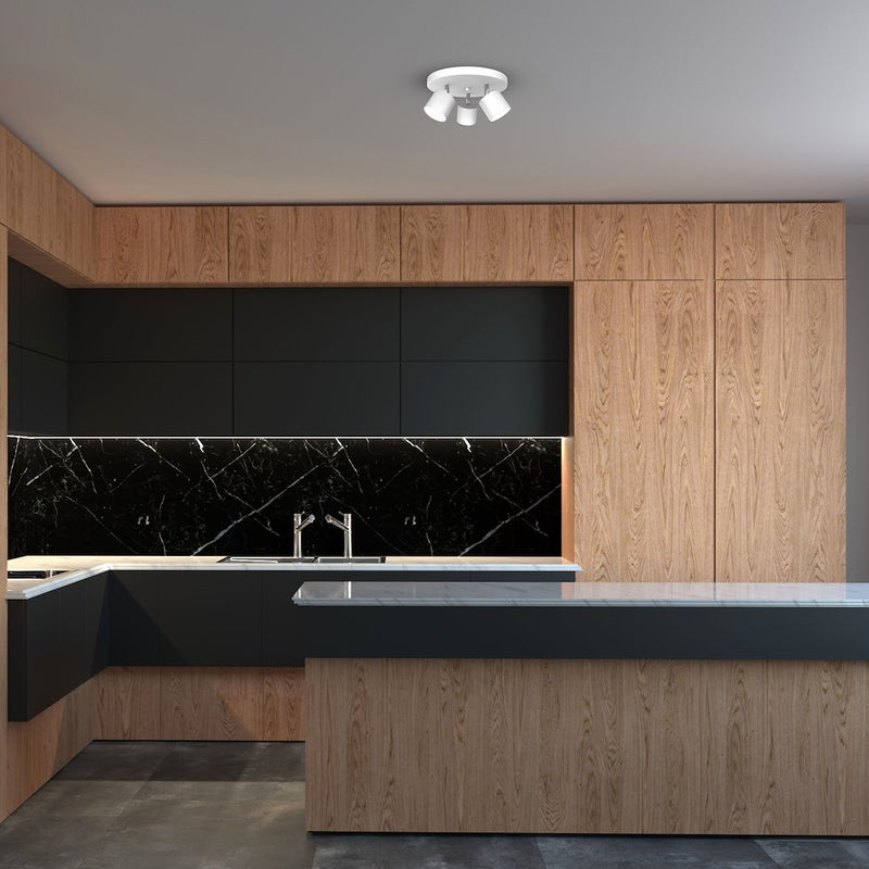 Milagro Dixie 3L ceiling lamp GX53 H 14cm