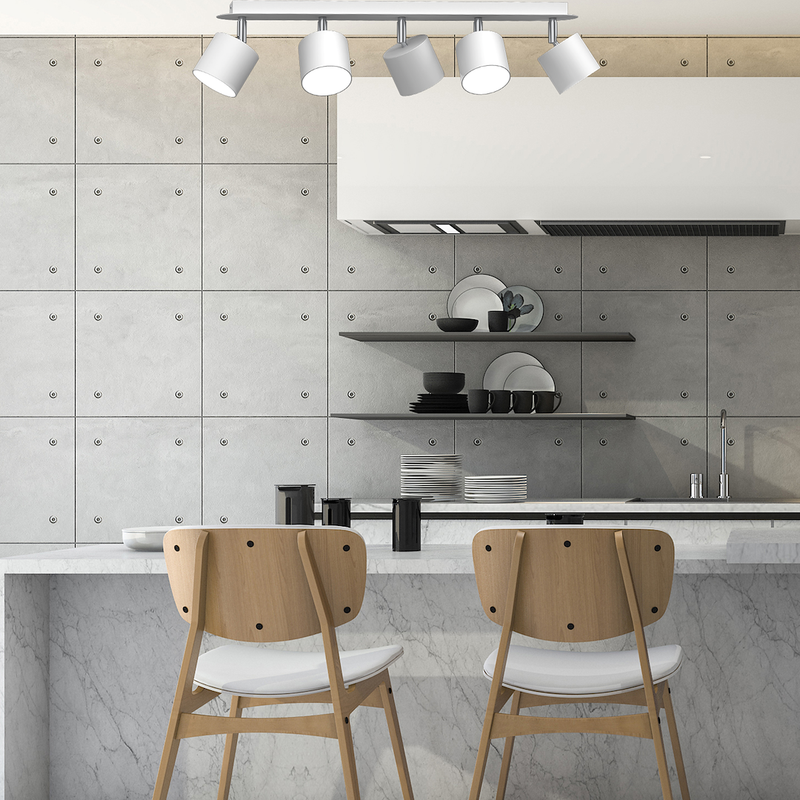 Milagro Dixie 5L ceiling lamp GX53 H 14cm