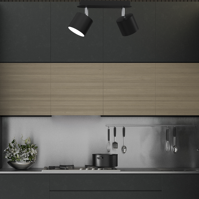 Milagro Dixie 2L ceiling lamp GX53 H 14cm