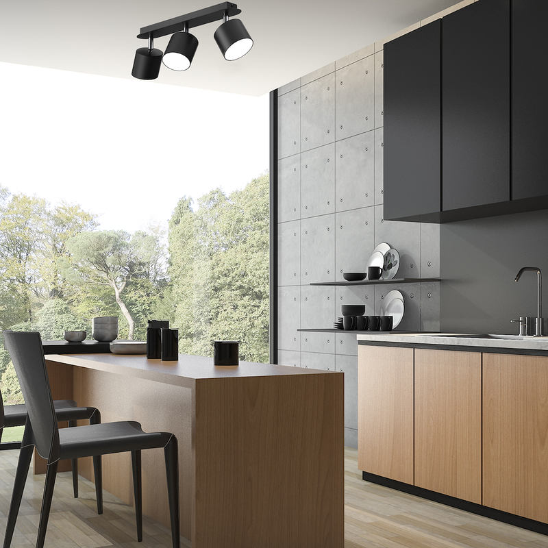 Milagro Dixie 3L ceiling lamp GX53 H 14cm