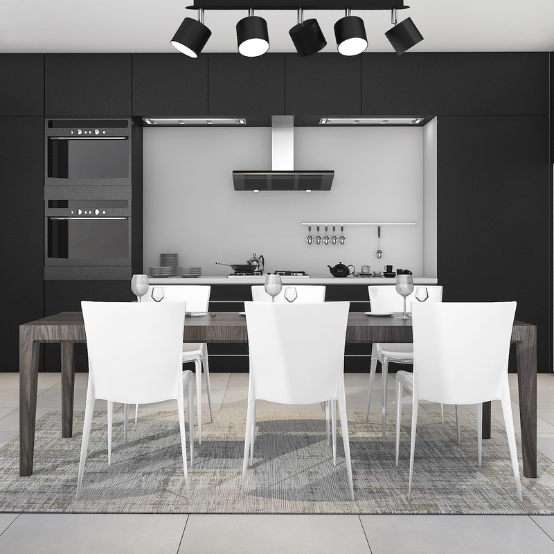 Milagro Dixie 5L ceiling lamp GX53 H 14cm