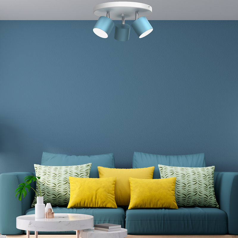 Milagro Dixie 3L ceiling lamp GX53 H 14cm