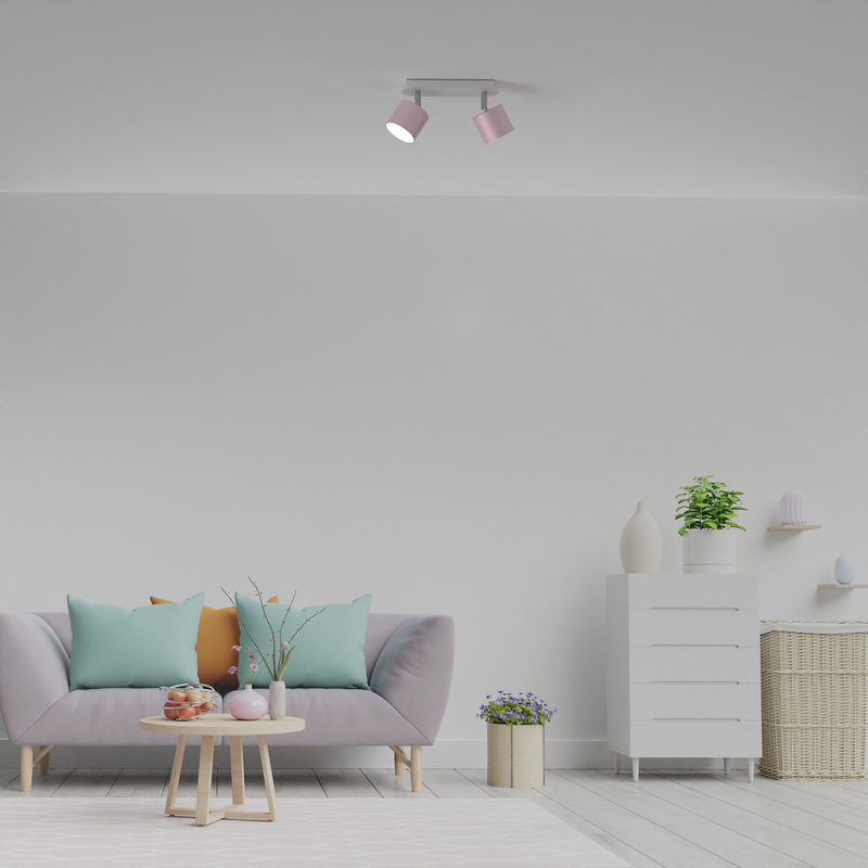 Milagro Dixie 2L ceiling lamp GX53 H 14cm