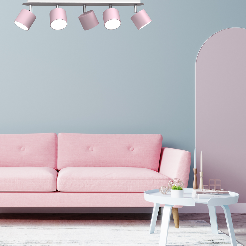 Milagro Dixie 5L ceiling lamp GX53 H 14cm