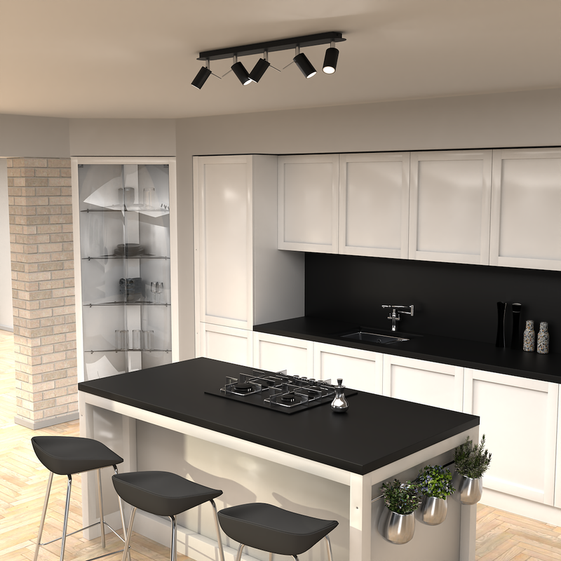 Milagro Preston 5L ceiling lamp GU10 H 14cm