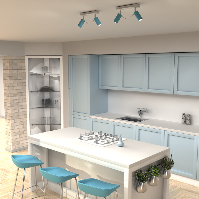 Milagro Preston 2L ceiling lamp GU10 H 14cm