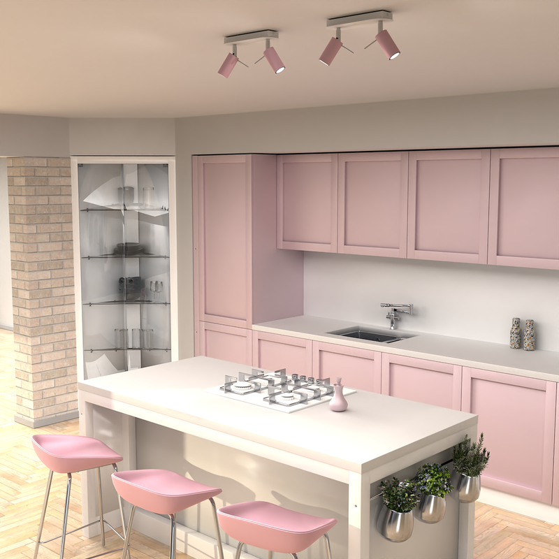 Milagro Preston 2L ceiling lamp GU10 H 14cm