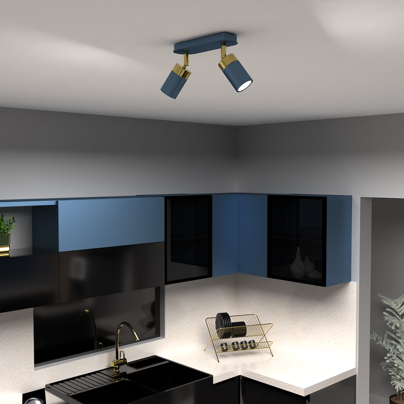 Milagro Joker 2L ceiling lamp GU10 H 13cm