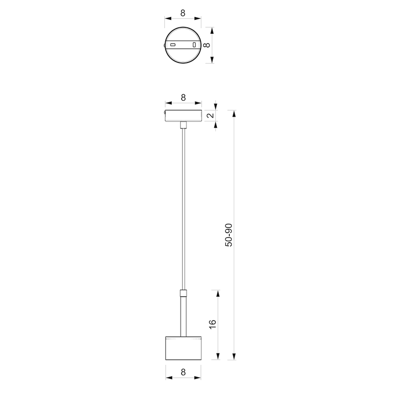 Milagro Arena pendant lamp GX53