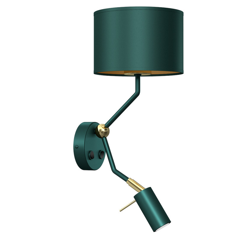 Milagro Verde 2L wall sconce lamp E27 / GU10 H 38cm