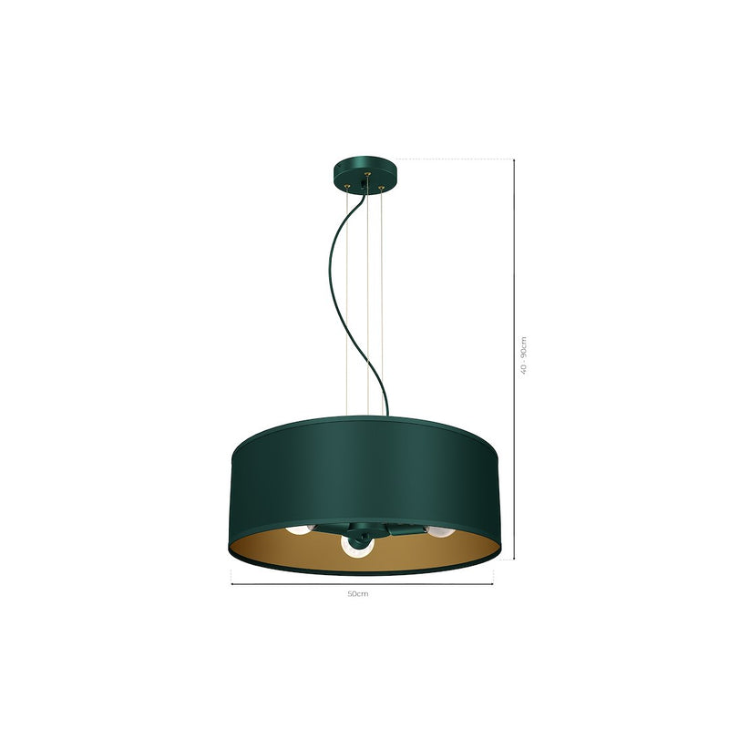 Milagro Verde pendant lamp E27