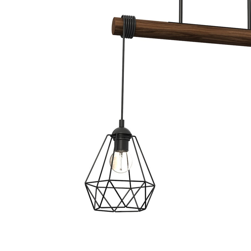 Milagro Acero 3L pendant lamp E27