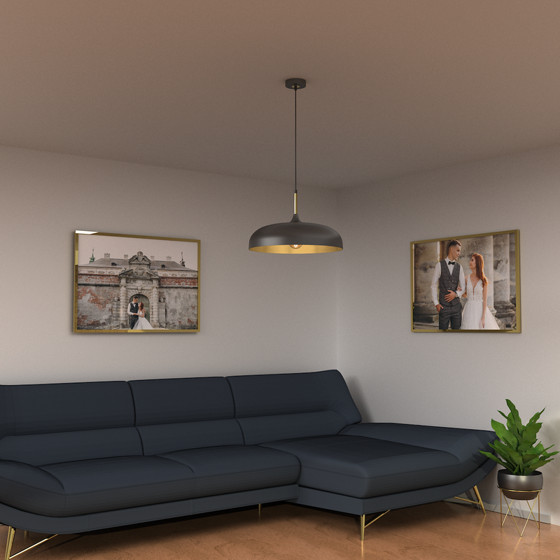 Milagro Lincoln 1L pendant lamp E27