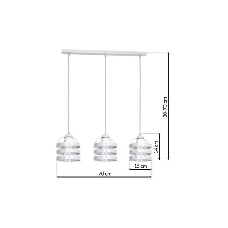 Milagro Lars pendant lamp E27