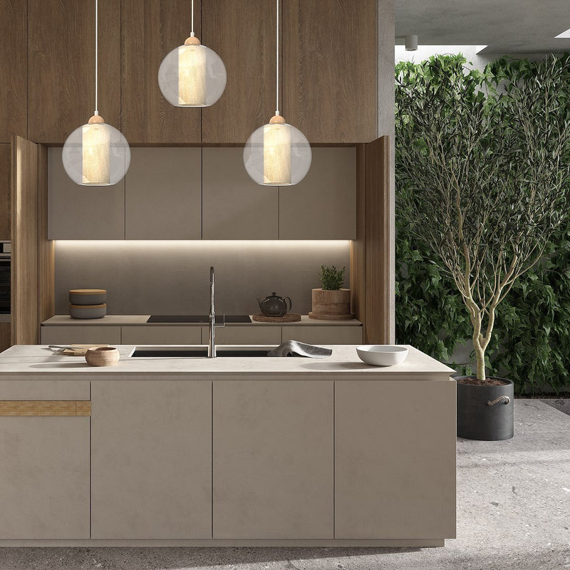 Milagro Tela 3L pendant lamp E27