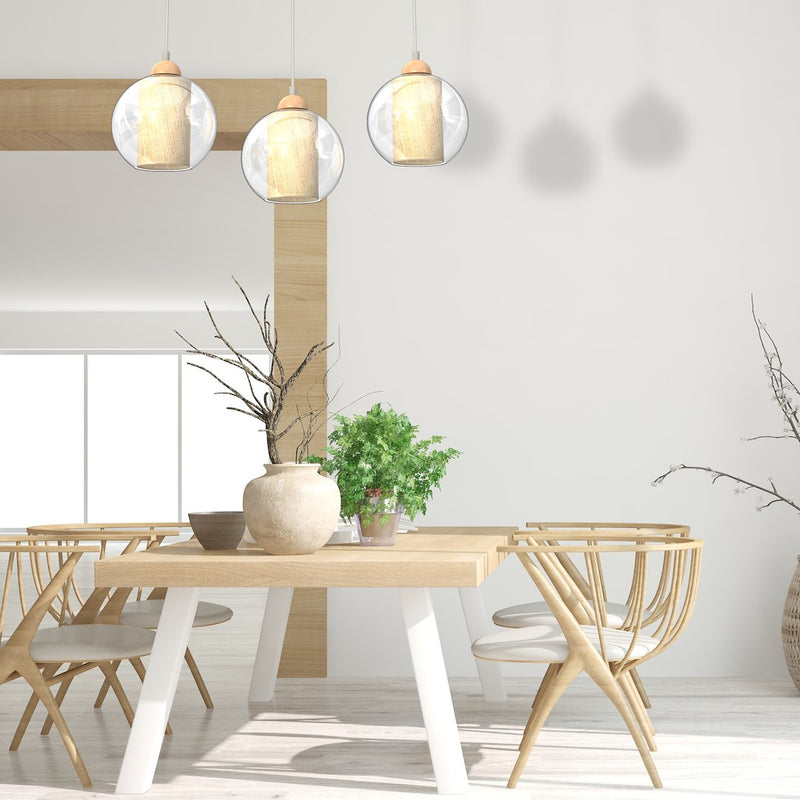 Milagro Tela 3L pendant lamp E27