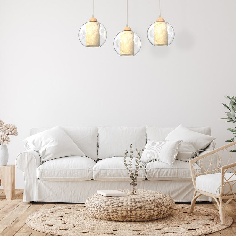 Milagro Tela 3L pendant lamp E27