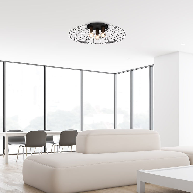 Milagro Meridano 3L ceiling lamp E27 H 22cm