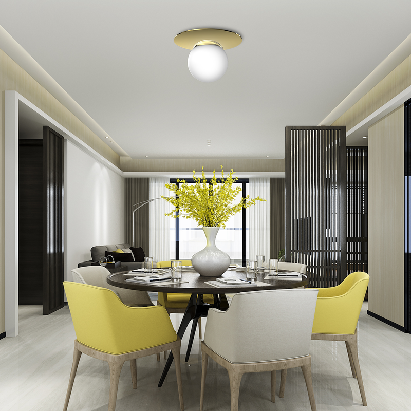 Milagro Plato 1L ceiling lamp E14 H 18cm