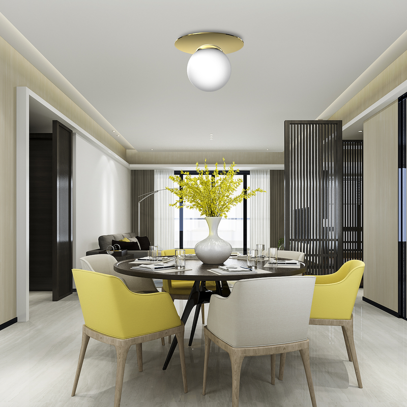 Milagro Plato 1L ceiling lamp E14 H 21cm