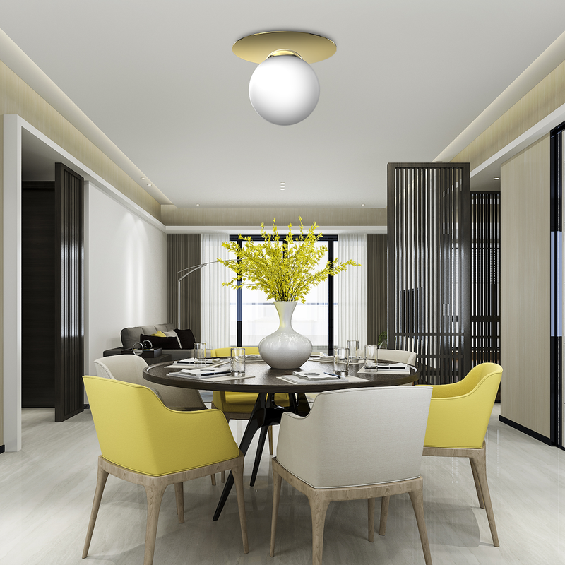 Milagro Plato 1L ceiling lamp E14 H 24cm