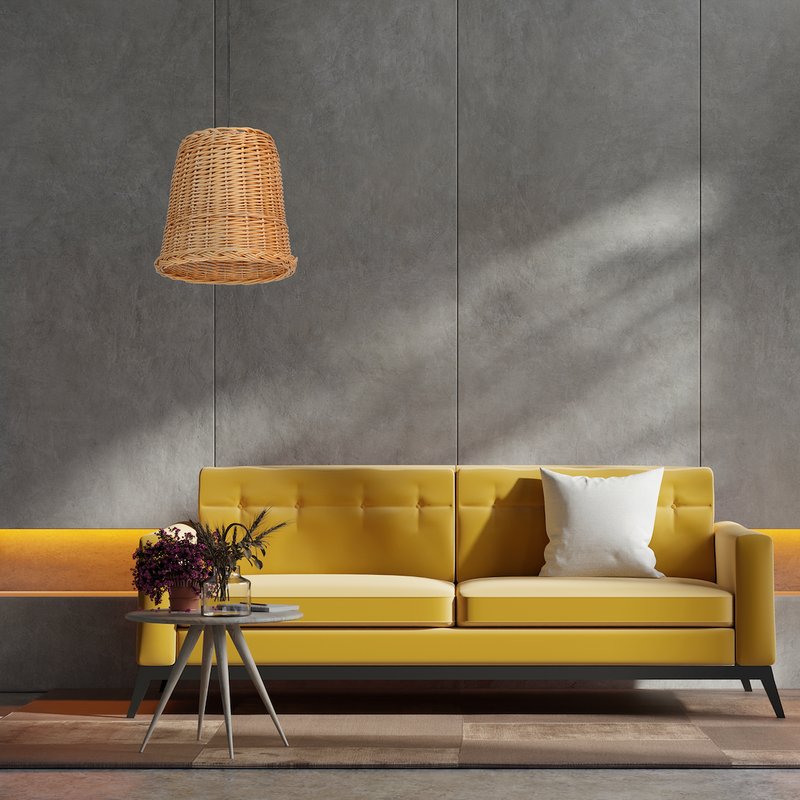 Milagro Vimini 1L pendant lamp E27