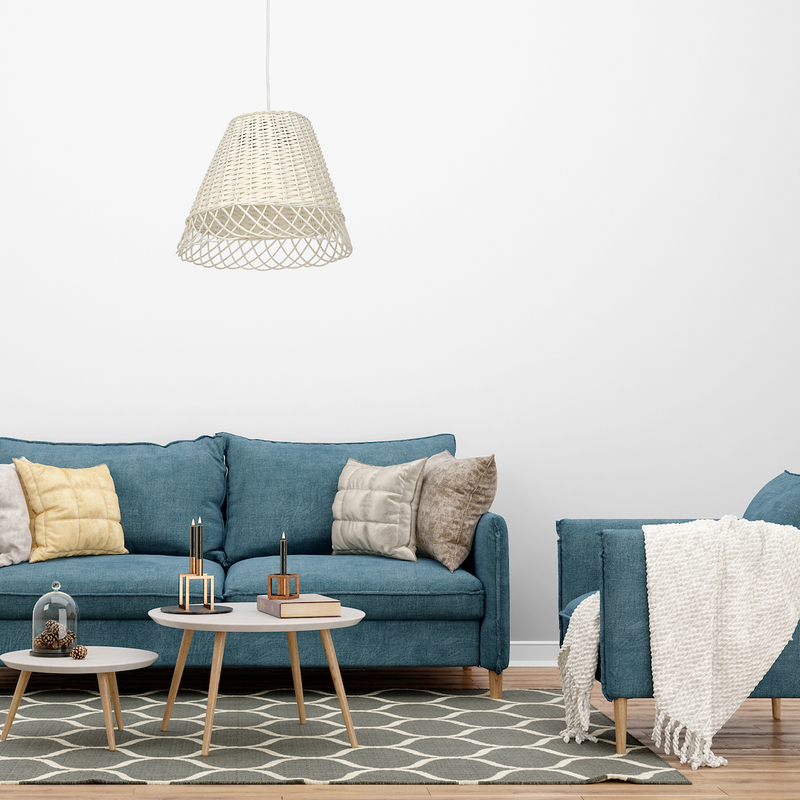 Milagro Vimini 1L pendant lamp E27