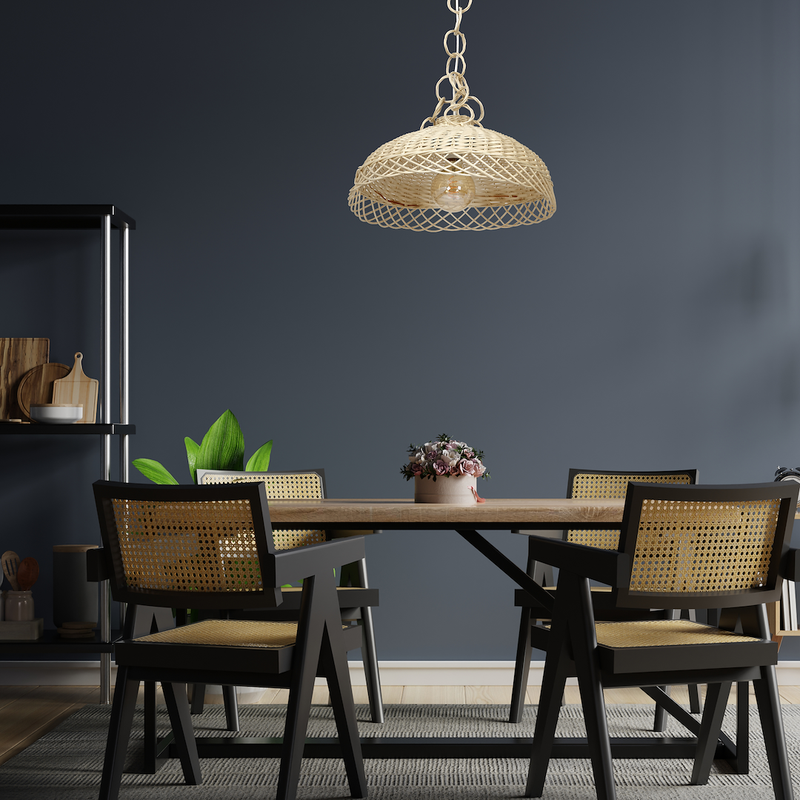 Milagro Vimini 1L pendant lamp E27