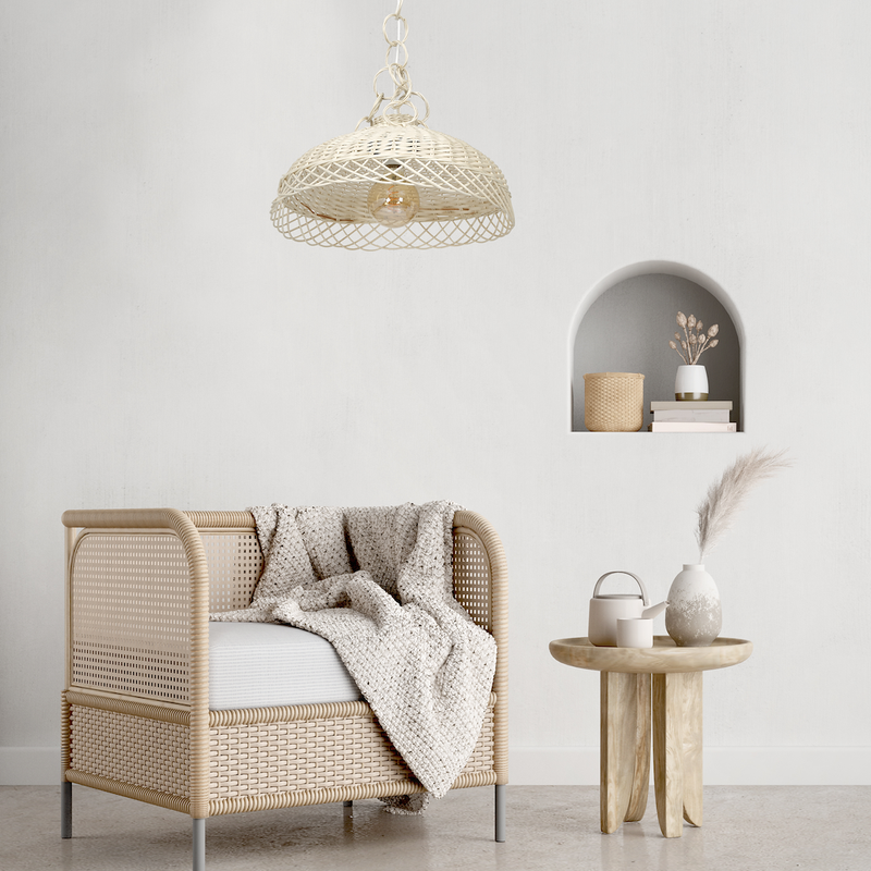 Milagro Vimini 1L pendant lamp E27