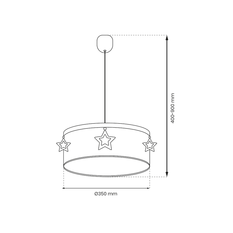 Milagro New Children 1L pendant lamp E27