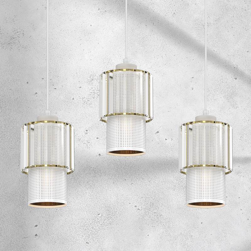 Milagro Blanco 3L pendant lamp E27