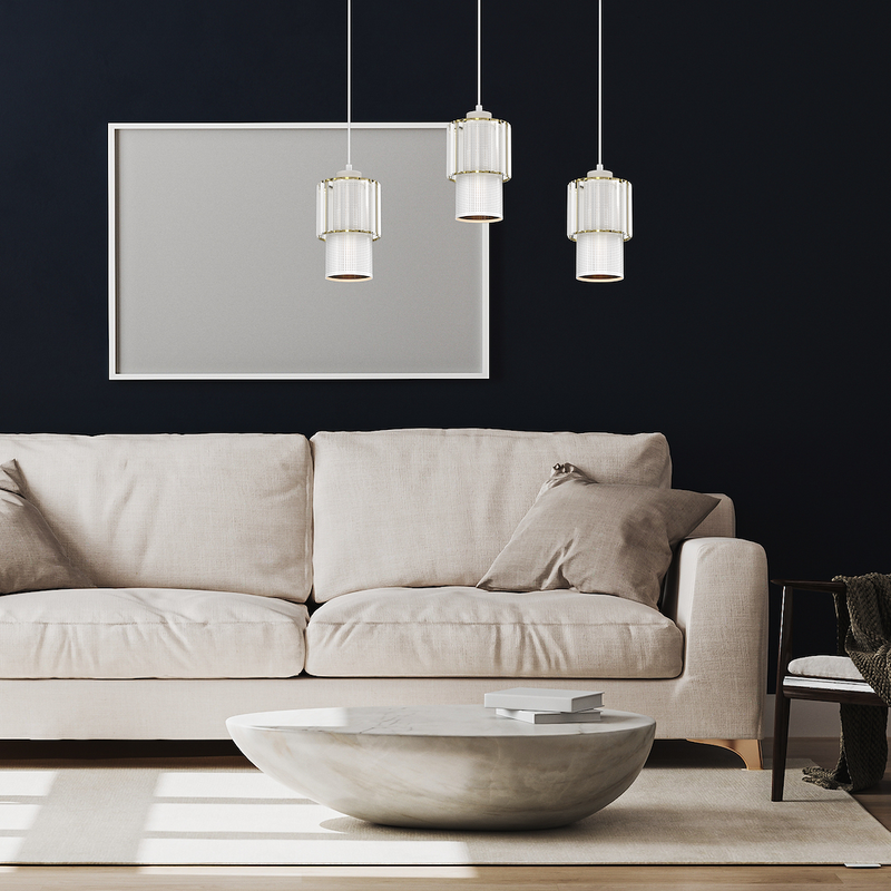 Milagro Blanco 3L pendant lamp E27