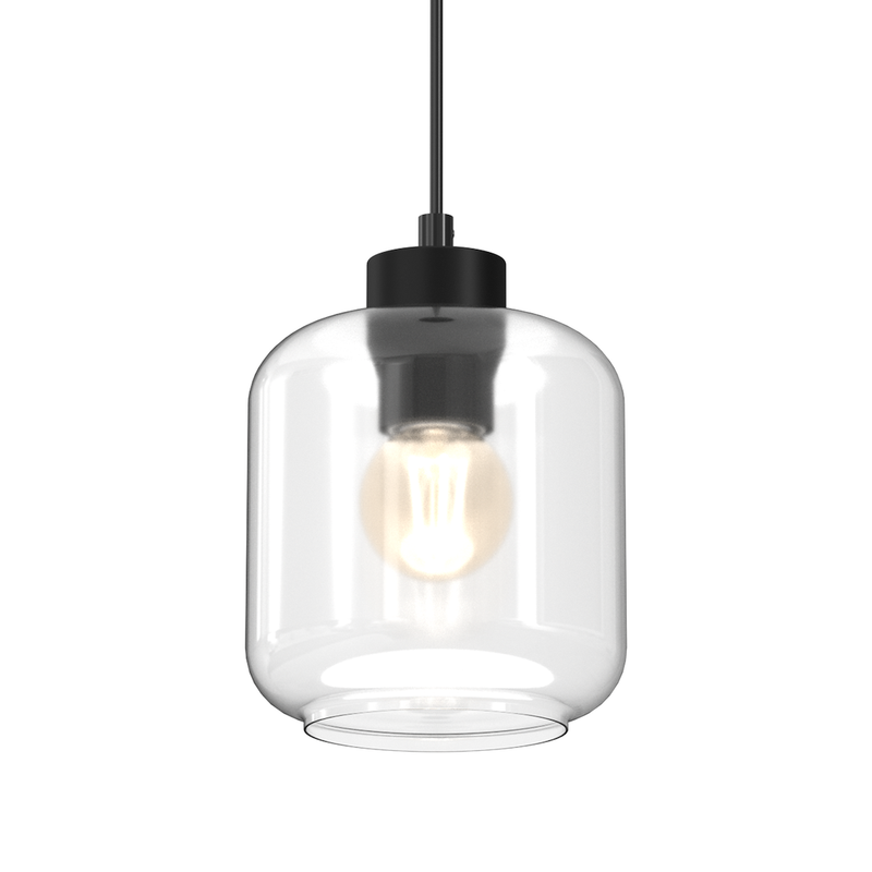 Milagro Sombra 1L pendant lamp E27