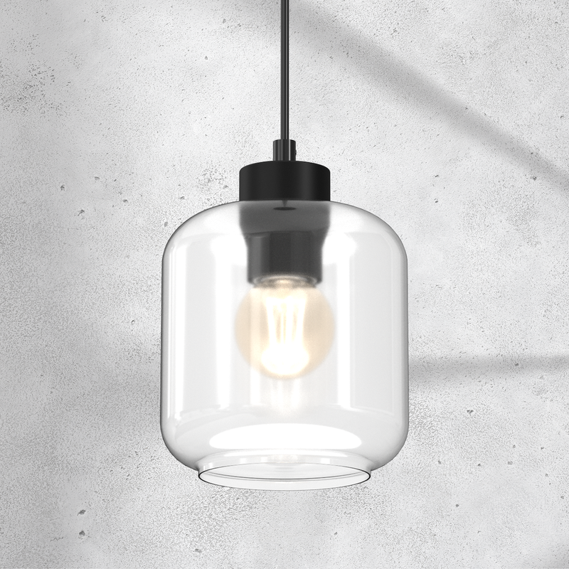 Milagro Sombra 1L pendant lamp E27