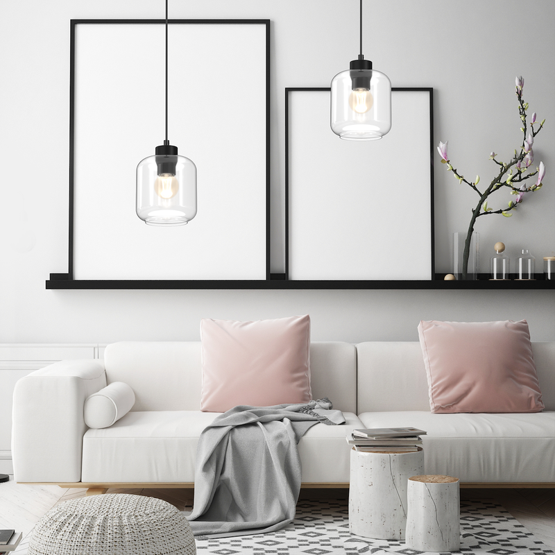 Milagro Sombra 1L pendant lamp E27