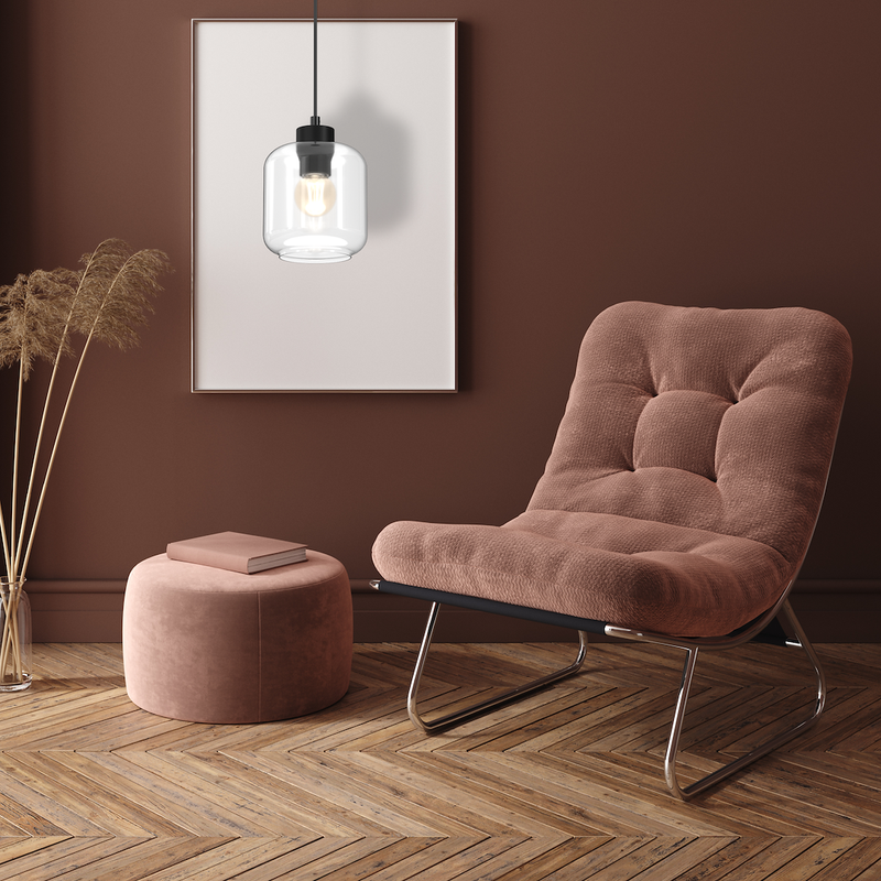 Milagro Sombra 1L pendant lamp E27