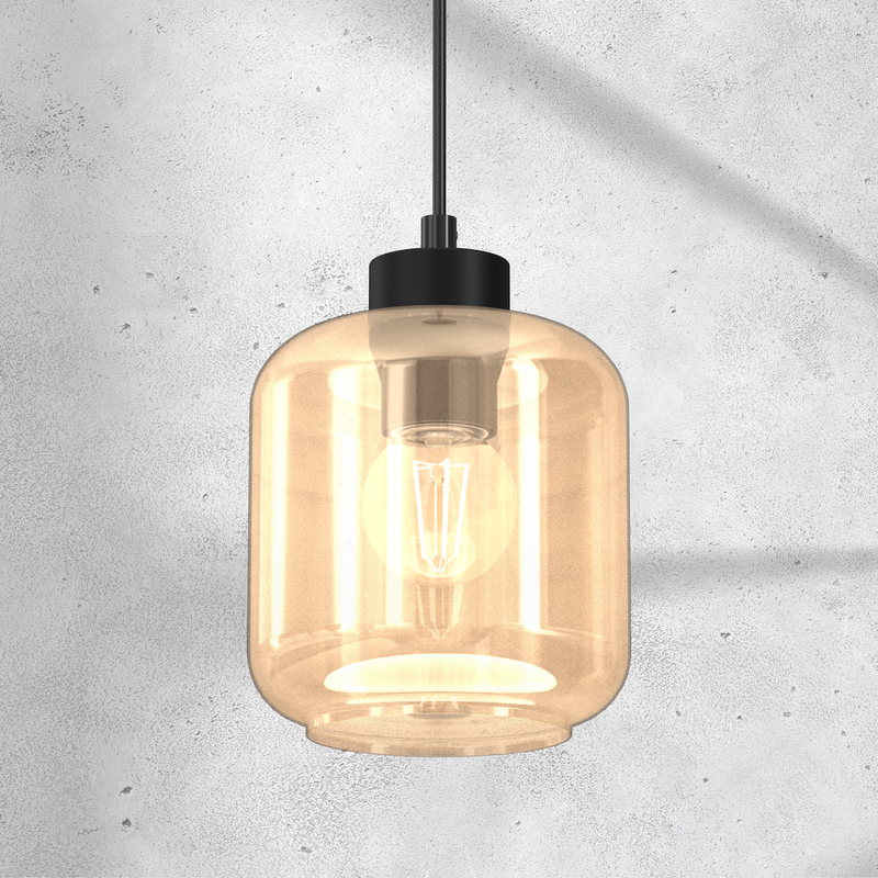 Milagro Sombra 1L pendant lamp E27