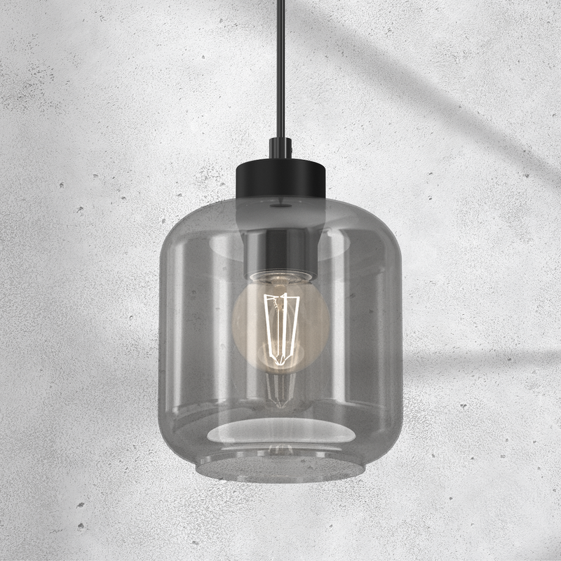 Milagro Sombra 1L pendant lamp E27