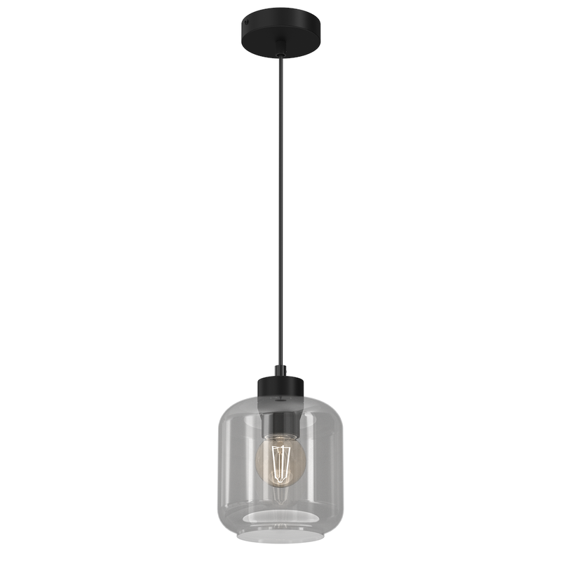Milagro Sombra 1L pendant lamp E27