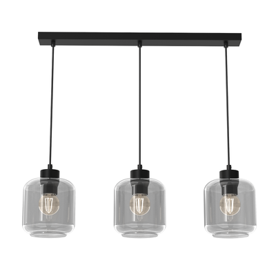 Milagro Sombra 3L pendant lamp E27